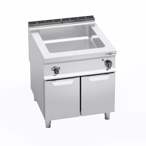 GGM Gastro Elektro Bain-Marie - 3,2 kW - 2x GN 1/1+2x GN 1/3 Zilver