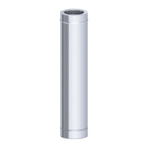 GGM Gastro Glattrohr in Edelstahl - Länge: 1000 mm - Ø 450 mm Zilver