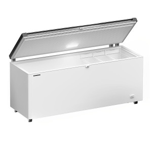 Liebherr Vrieskist - 542 liter - RVS deksel Zilver