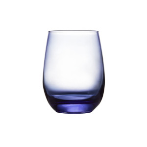 (12 stuks) LIBBEY STEMLESS - Wijnglas - 451ml - Blauw