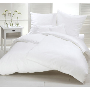 GGM Gastro (80 Stück) Damast Bettbezug Linz - 140g/m² - 80x80cm - Weiß