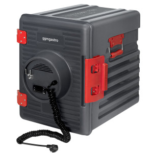 GGM Gastro Thermobox - Frontlader - 63 Liter - Beheizt - 1 kW - für 12x GN 1/1