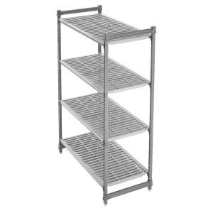 CAMBRO Camshelving® - Basics Plus - Basisrek - 1070mm - met 4 planken met sleuven