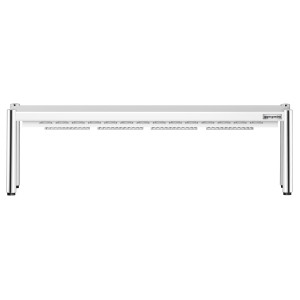 GGM Gastro Wärmebrücke mit Keramikstrahler - 1600x370mm - 1,4 kW - 1 beheizte Etage Zilver