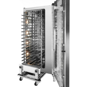 GGM Gastro Gestellwagen mit Blechhalter - für 20x GN 1/1 - für KB2011GW-TP Zilver