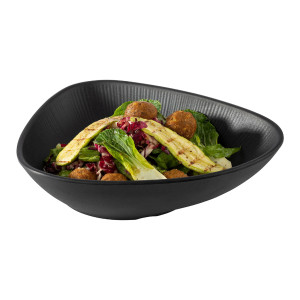 GGM Gastro (6 Stück) Schale - NERO - Melamin - 0,8 Liter - Schwarz