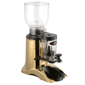GGM Gastro Kaffeemühle - 2kg - 77dB - Mit Dosierer - Gold Goud / Zwart