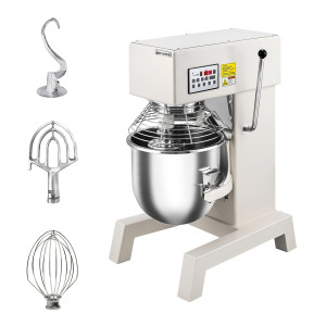 GGM Gastro Planetenrührmaschine - 20 Liter - 1,1 kW - inkl. 3 Rühraufsätze