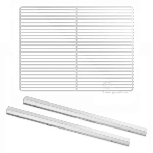 GGM Gastro Tragrost (plastifiziert) für Flaschen inkl. Edelstahlschienen - GN 1/1 - für Getränkekühltische BGI: Tiefe 700mm