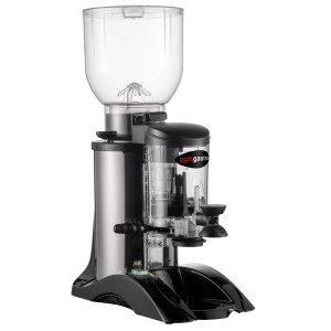 GGM Gastro Kaffeemühle - 2kg - 77dB - Mit Dosierer - Edelstahl Korpus Zilver / Zwart