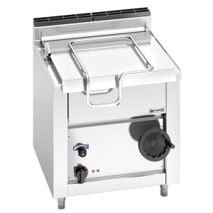 GGM Gastro Elektro Kippbratpfanne - 60 Liter - 9 kW Zilver
