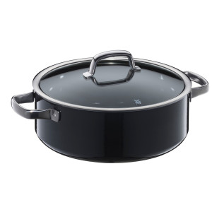 WMF Fusiontec Mineral - Braadpan - Ø 280mm - inclusief glazen deksel - Zwart