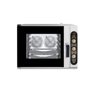 GGM Gastro Kombidämpfer - Manuell - 5x GN 1/1 Zilver / Zwart