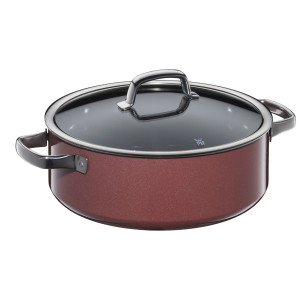 WMF Fusiontec Mineral - Braadpan - Ø 280mm - inclusief glazen deksel - Rozenkwarts