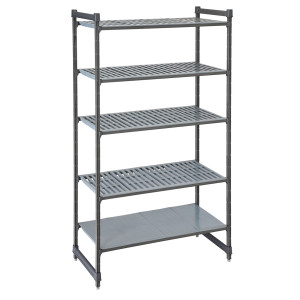 CAMBRO Camshelving® - Basics Plus - Basisrek - 1525mm - met 4 sleuven & 1 gesloten legplank