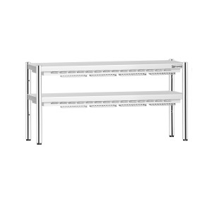 GGM Gastro Wärmebrücke mit Keramikstrahler - 1600x370mm - 1,4 kW - 2 beheizte Etagen