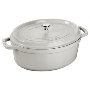 STAUB LA COCOTTE - Kookpot - Ovaal - 330mm - Gietijzer - Witte truffel