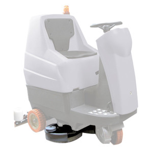 GGM Gastro Nylonbürste für ASW3780 Grijs / Zwart