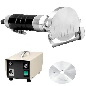GGM Gastro Elektrischer Dönerschneider PROFI - Kapazität: 200 kg/Tag - inkl. Schneidemesser & Netzteil Zilver / Zwart