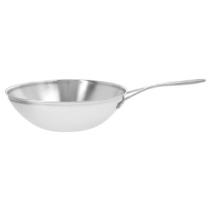 DEMEYERE INDUSTRY 5 - Wok met vlakke bodem - Ø 300mm - RVS