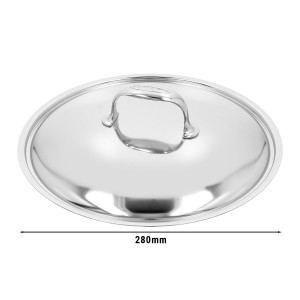 DEMEYERE ATLANTIS 7 - Deksel - Ø 280mm - RVS