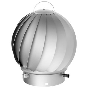 GGM Gastro Kaminaufsatz - Ø 160 - 190 mm Zilver
