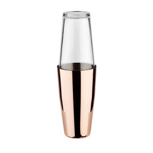GGM Gastro (6 Stück) Boston Shaker - 2-teiliges Set - Edelstahl - 0,7 Liter