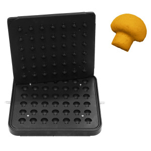 GGM Gastro Platten für Tartelette-Maschine TMPIC - Form: 42x Pilz - 30x30mm