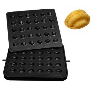 GGM Gastro Platten für Tartelette-Maschine TMPIC - Form: 30x Nuss - 42x35mm