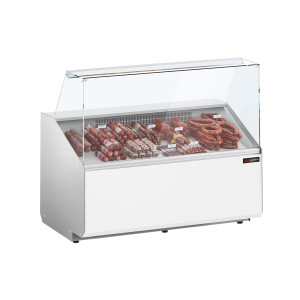 GGM Gastro Kühltheke - 1300mm - Frontblende Weiß