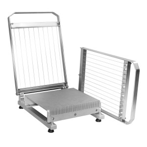 GGM Gastro Pralinenschneider - Drahtabstand: 30 & 22,5mm - inkl. 2 Rahmen Zilver