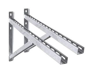 GGM Gastro Wandstütze - inkl. Querträger - Länge: 1030 mm Zilver