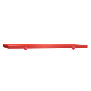 GGM Gastro Schneideplatte für Arbeitstisch - 2000x600mm - HACCP-Konform - Rot Rood