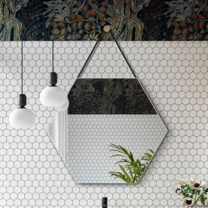 Lustro Heksagon Belt – plaster miodu