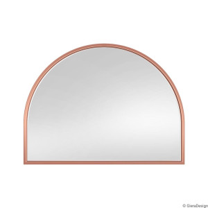 Lustro Portal Wide – półokrągłe, miedziane