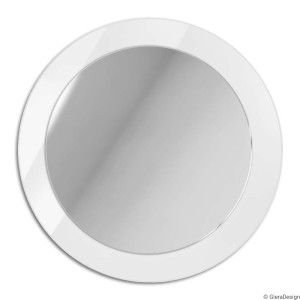 Lustro Lady – białe, eleganckie do łazienki