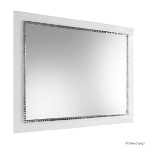 Lustro Bracelet SQ białe 60x70 cm - Outlet