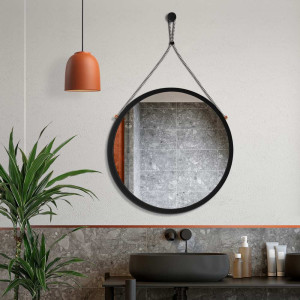 Lustro Scandi Power Chevron – wiszące czarne