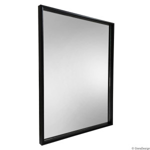 Lustro Verte w czarnej ramie 60x92,5 cm - Outlet