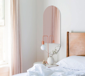 Lustro Novi Multicolor miedziane 60x125 cm - Outlet