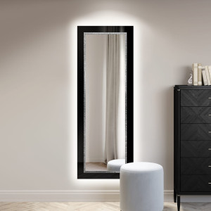 Lustro Bracelet SQ II czarne LED