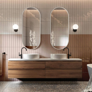 Lustro Ambient Slim – w białej ramie