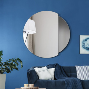 Lustro Eclipse – nowoczesne grafitowe do salonu