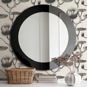 Lustro Lady – czarne, eleganckie do łazienki