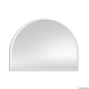 OUT44– Lustro Portal Wide – półokrągłe, białe 100x70
cm