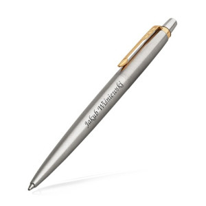 Długopis Parker Jotter GT stalowy z grawerem na prezent
