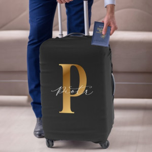 Etui na paszport i pokrowiec na walizkę z personalizowanym nadrukiem dla niego – Chwile