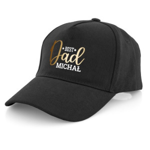 Czapka z daszkiem dla taty z personalizowanym nadrukiem Best Dad