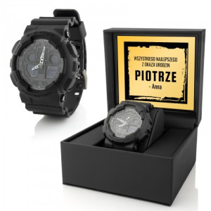Zegarek męski Casio G-SHOCK GA-100-1A1ER czarny sportowy 20 ATM