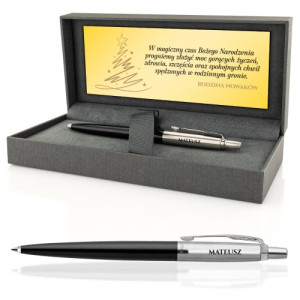 Długopis Parker Jotter z grawerem w etui – elegancki prezent Magiczny czas